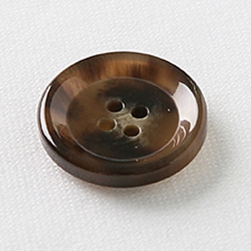 HR빅버튼 모던 단추 23mm, 브라운, 8개입