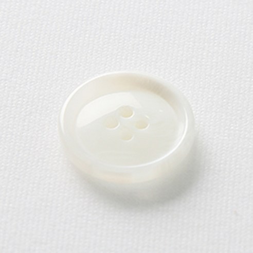 HR빅버튼 아이젠 단추 23mm, 화이트, 4개입