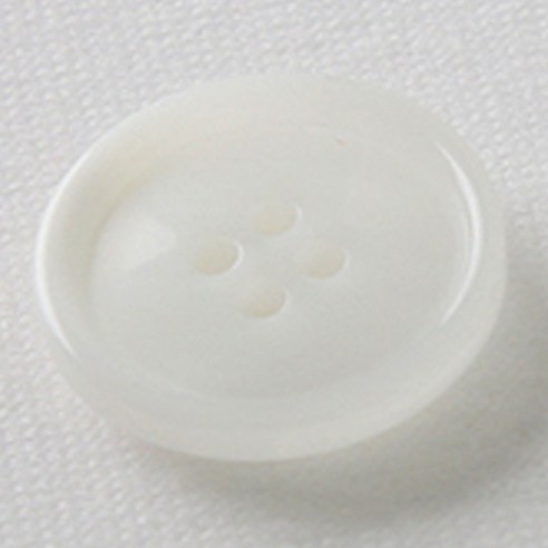 HR빅버튼 마니 단추 21mm, 화이트, 12개입