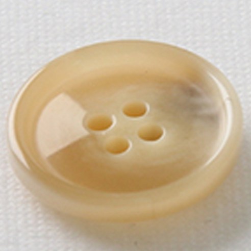 HR빅버튼 마니 단추 21mm, 다크베이지, 12개입