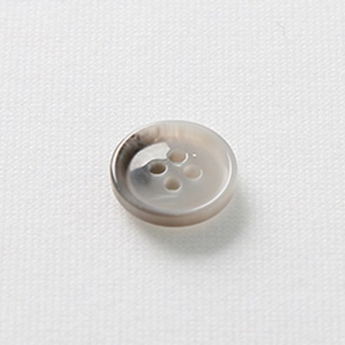 HR빅버튼 아이젠 단추 15mm, 그레이, 12개입