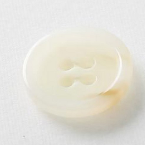 HR빅버튼 무쟈크봉 단추 28mm, 화이트, 12개입