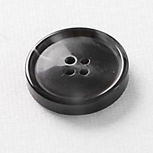 HR빅버튼 루킹 단추 23mm, 블랙, 4개입