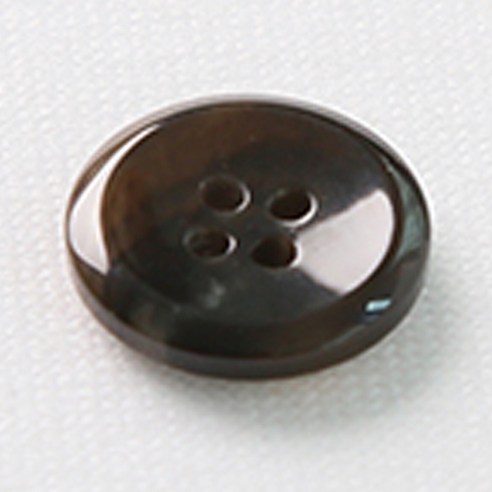 HR빅버튼 천사테 단추 18mm, 다크브라운, 12개입