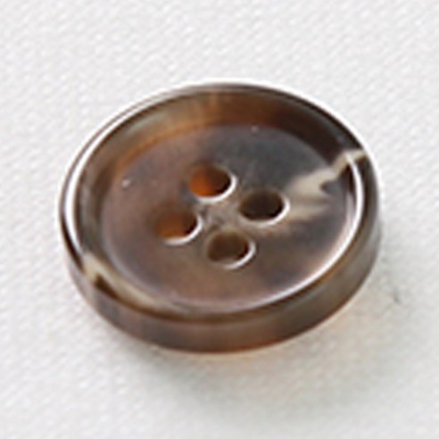 엠버튼 MD 18mm 단추, 브라운, 12개