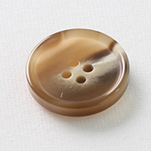 HR빅버튼 포멀 단추 21mm, 베이지, 4개입