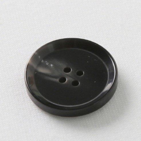 HR빅버튼 플레코 단추 25mm, 블랙, 12개