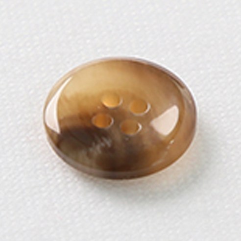 HR빅버튼 천사테 단추 18mm, 다크베이지, 12개입