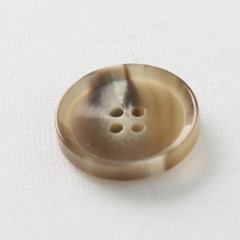 HR빅버튼 플레코 단추 21mm, 진베이지, 8개입