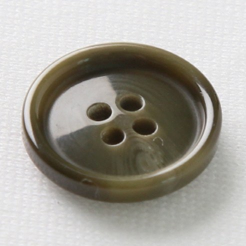 HR빅버튼 워킹 단추 18mm, 카키, 12개입