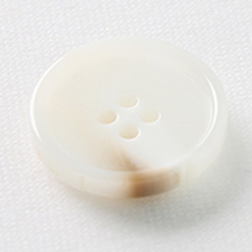 HR빅버튼 포멀 단추 21mm, 화이트, 8개입