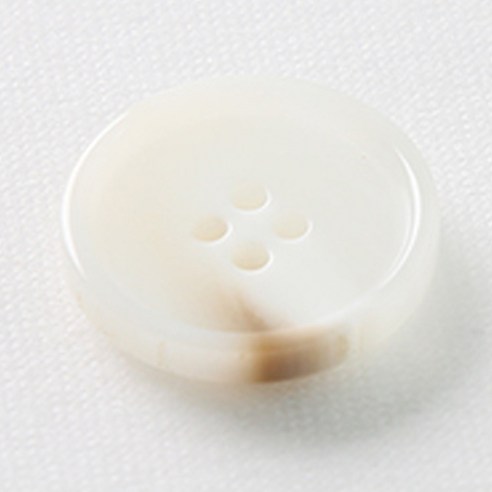 HR빅버튼 포멀 단추 23mm, 화이트, 12개입