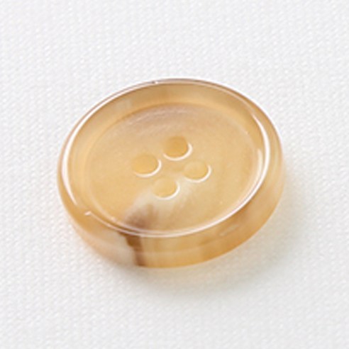 HR빅버튼 MD 단추 21mm, 연베이지, 4개입