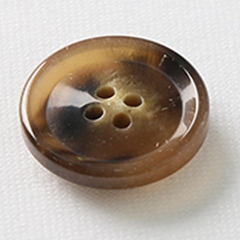 HR빅버튼 잡스 단추 25mm, 브라운, 8개입