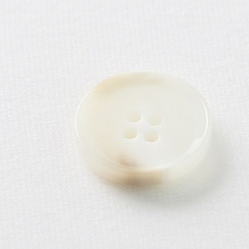 HR빅버튼 플레코 단추 25mm, 화이트, 8개입