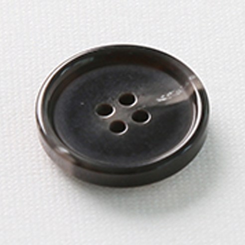 HR빅버튼 포멀 단추 23mm, 블랙, 4개입