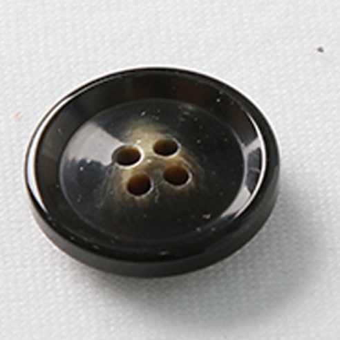 HR빅버튼 잡스 단추 21mm, 블랙, 8개입