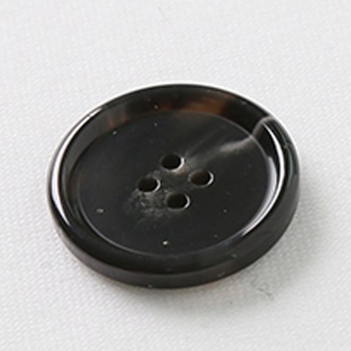 HR빅버튼 MD 단추 28mm, 블랙, 4개입