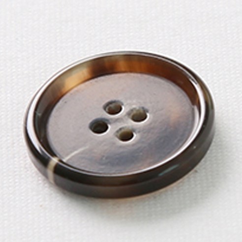 HR빅버튼 MD 단추 28mm, 브라운, 12개입
