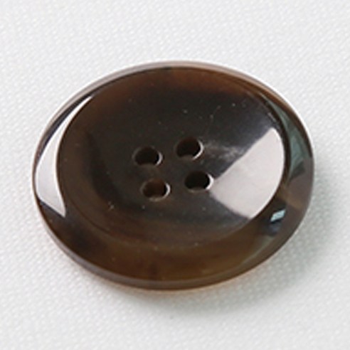 HR빅버튼 천사테 단추 28mm, 라이트브라운, 8개입