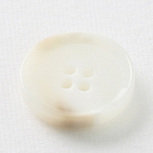 HR빅버튼 플레코 단추 25mm, 화이트, 12개입