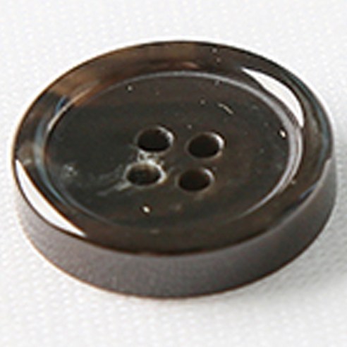 HR빅버튼 썸데이 유광 단추 21mm, 진브라운, 8개입