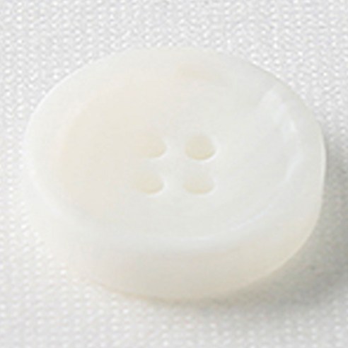 HR빅버튼 썸데이 무광 단추 21mm, 화이트, 4개입