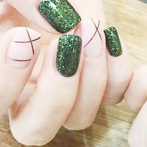 마켓감성 썸머쿨 네일스티커, 타입4, 2세트