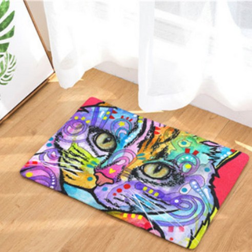 노랜드 Colourful Cat style 다용도 발매트, 3
