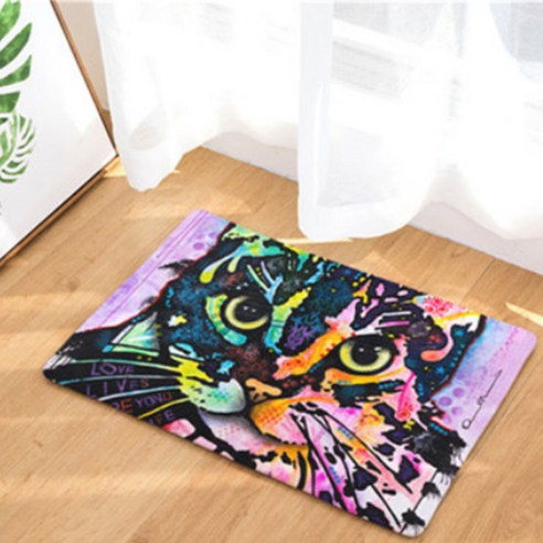 노랜드 Colourful Cat style 다용도 발매트, 11