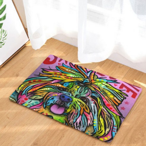 노랜드 Colourful Dog style 다용도 발매트, 6