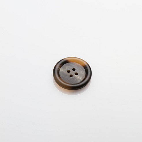 HR빅버튼 플러스 무광 단추 30mm, 라이트브라운, 12개입