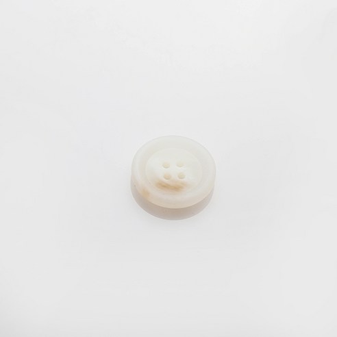 HR빅버튼 플러스 무광 단추 23mm, 화이트, 12개입