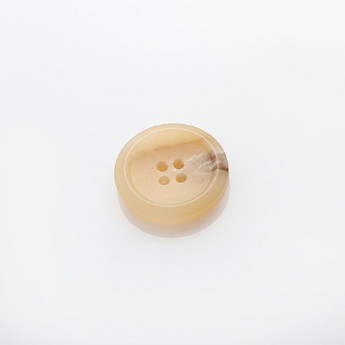HR빅버튼 각시봉 무광 단추 25mm, 선떼베이지, 12개입