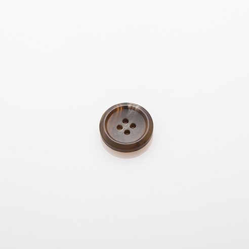 HR빅버튼 각시봉 무광 단추 21mm, 브라운, 12개입