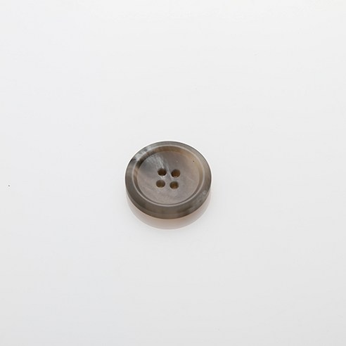 HR빅버튼 각시봉 무광 단추 23mm, 그레이, 12개