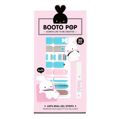 코코라인 붙이는 젤네일 스티커 BOOTO, No.5, 1세트