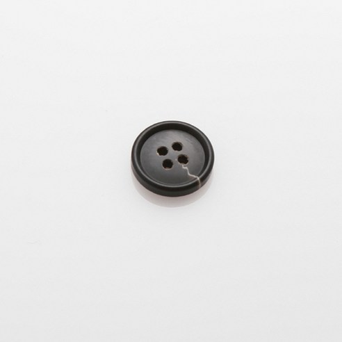 HR빅버튼 디젤무광 단추 18mm, 다크블랙, 8개입