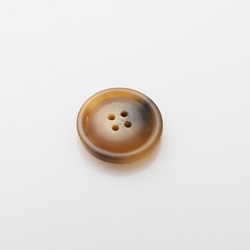 HR빅버튼 호동 무광 단추 30mm, 다크베이지, 12개입
