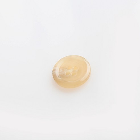 HR빅버튼 티유 단추 21mm, 베이지, 4개입