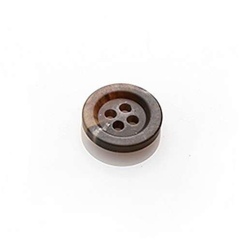 HR빅버튼 더샾 무광 단추 21mm, 브라운, 12개입