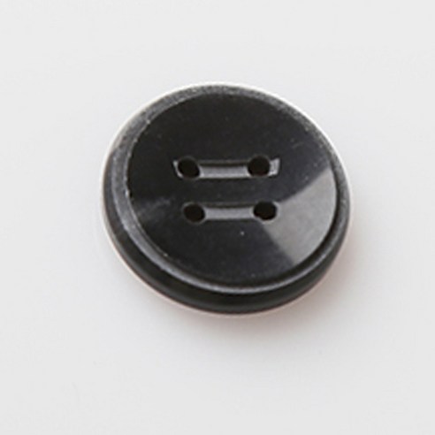 HR빅버튼 네로 단추 15mm, 선블랙, 4개입