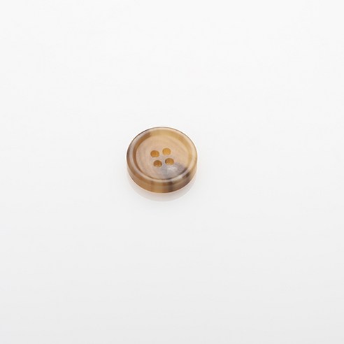 HR빅버튼 썸데이무광 단추 15mm, 베이지, 4개입