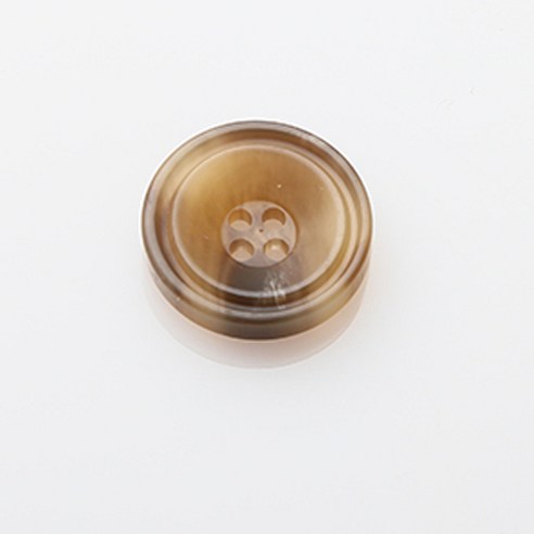 HR빅버튼 포맨 단추 21mm, 베이지, 4개입