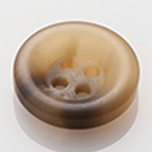 HR빅버튼 브레인 무광 단추 21mm, 선진베이지, 12개입