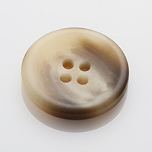 HR빅버튼 플러스접시 무광 단추 25mm, 아이보리, 8개입