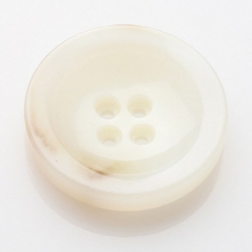 HR빅버튼 에이스 단추 23mm, 화이트, 8개입