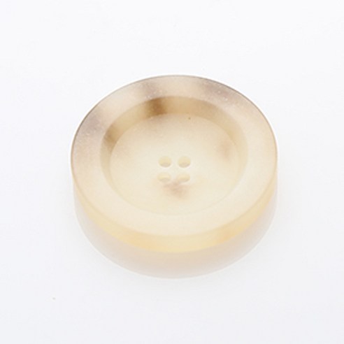 HR빅버튼 텔미 무광 단추 30mm, 라이트베이지, 4개입