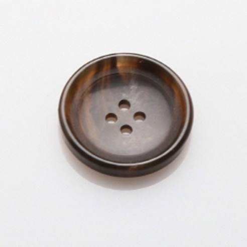 HR빅버튼 엠비오 단추 21mm, 브라운, 12개입