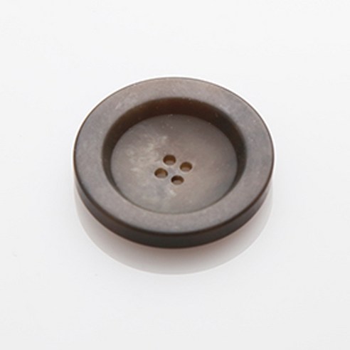 HR빅버튼 텔미 무광 단추 30mm, 다크브라운, 8개입